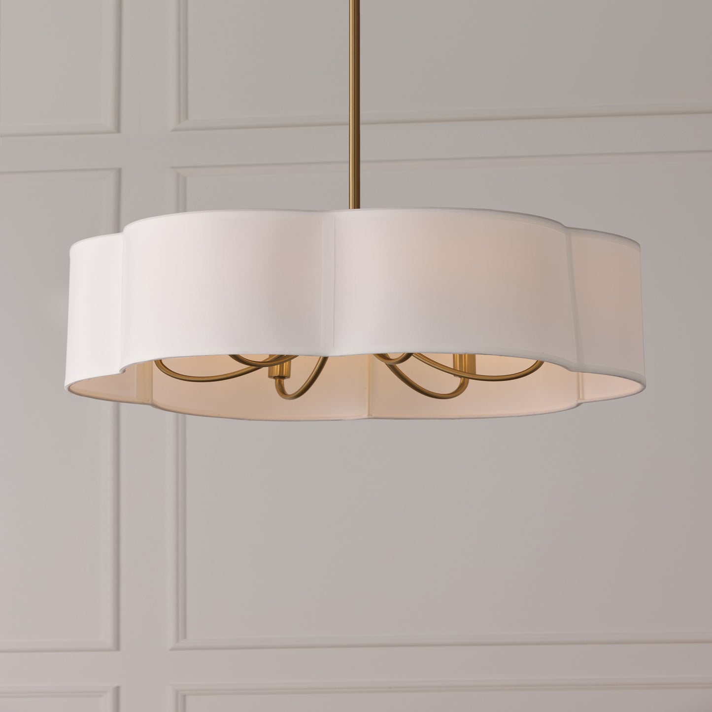 Capital Sabine Pendant in Matte Brass