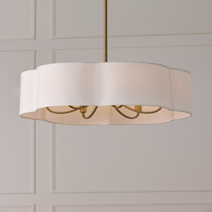 Capital Sabine Pendant in Matte Brass