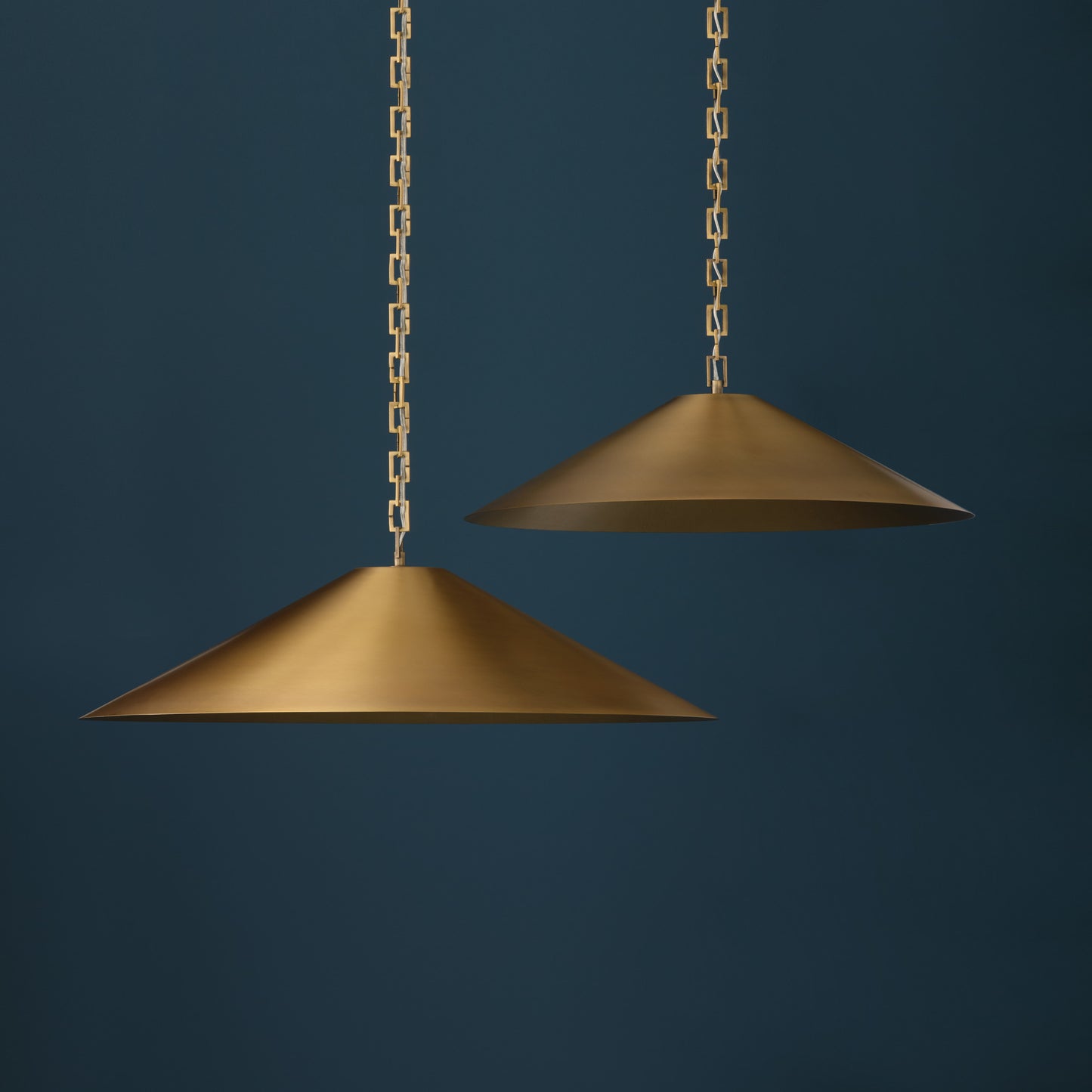 Capital Avery Large Pendant in Aged Brass