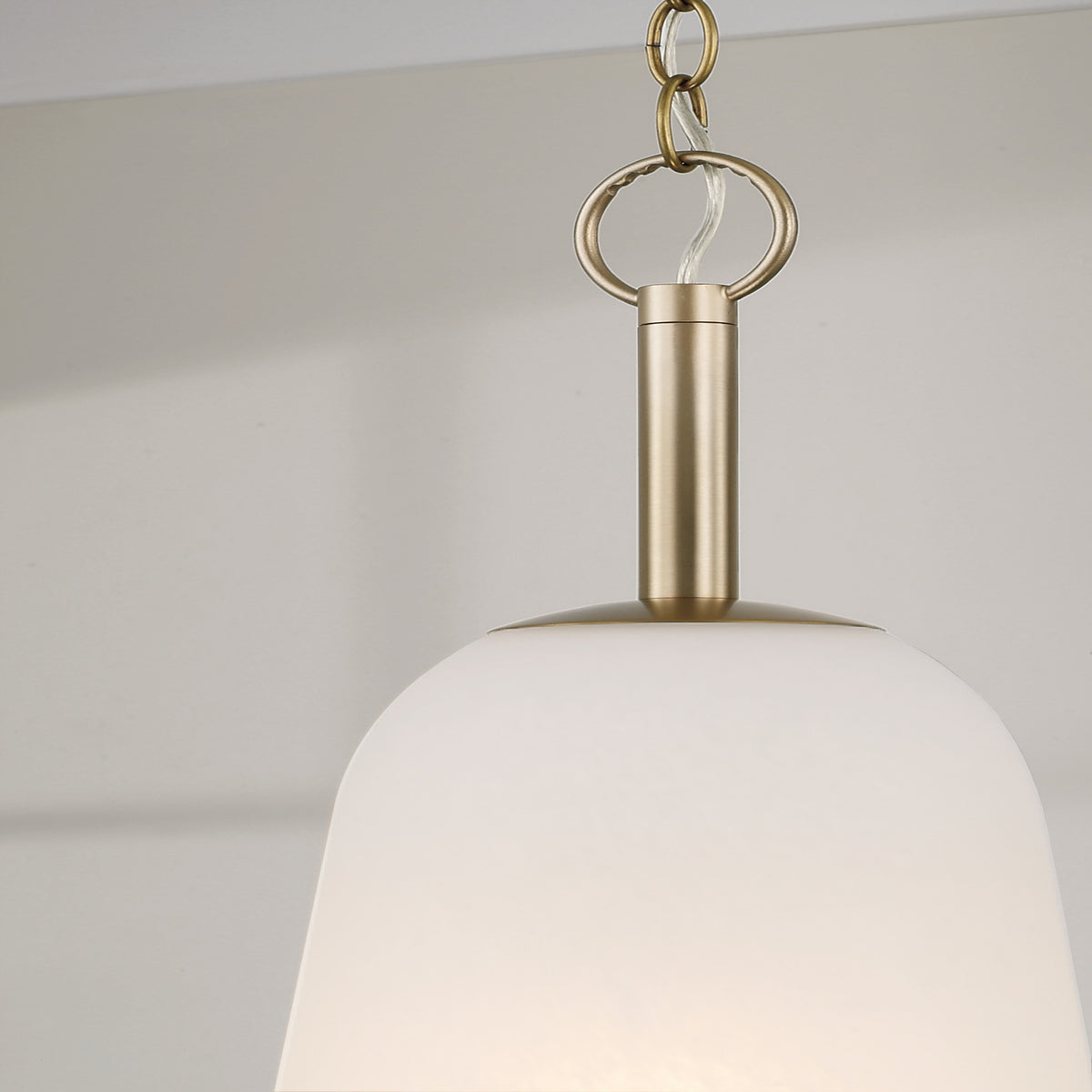 Capital Romy Pendant in Matte Brass
