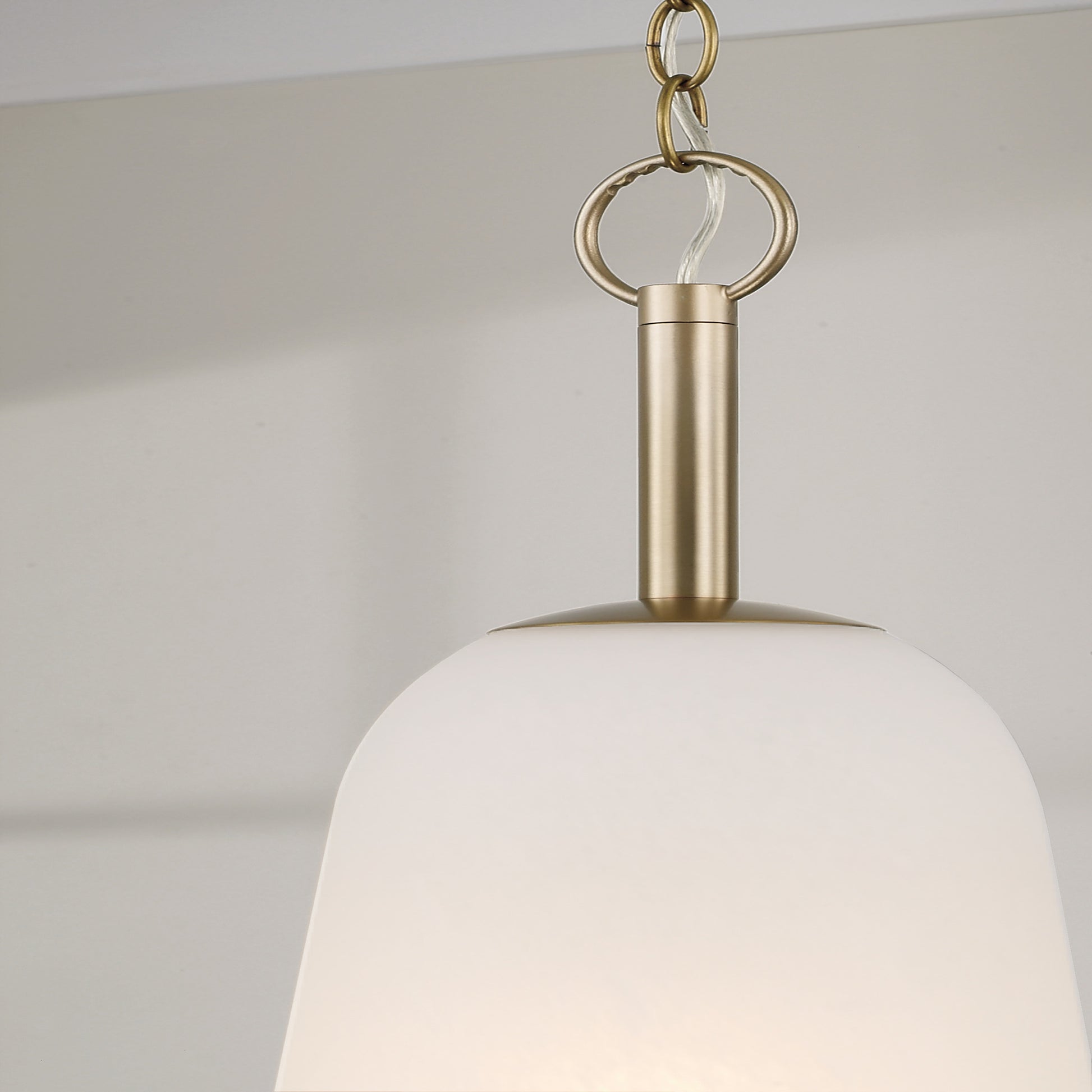 Capital Romy Pendant in Matte Brass