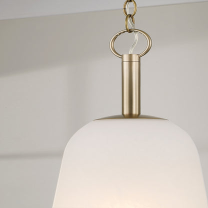 Capital Romy Pendant in Matte Brass