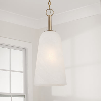 Capital Romy Pendant in Matte Brass