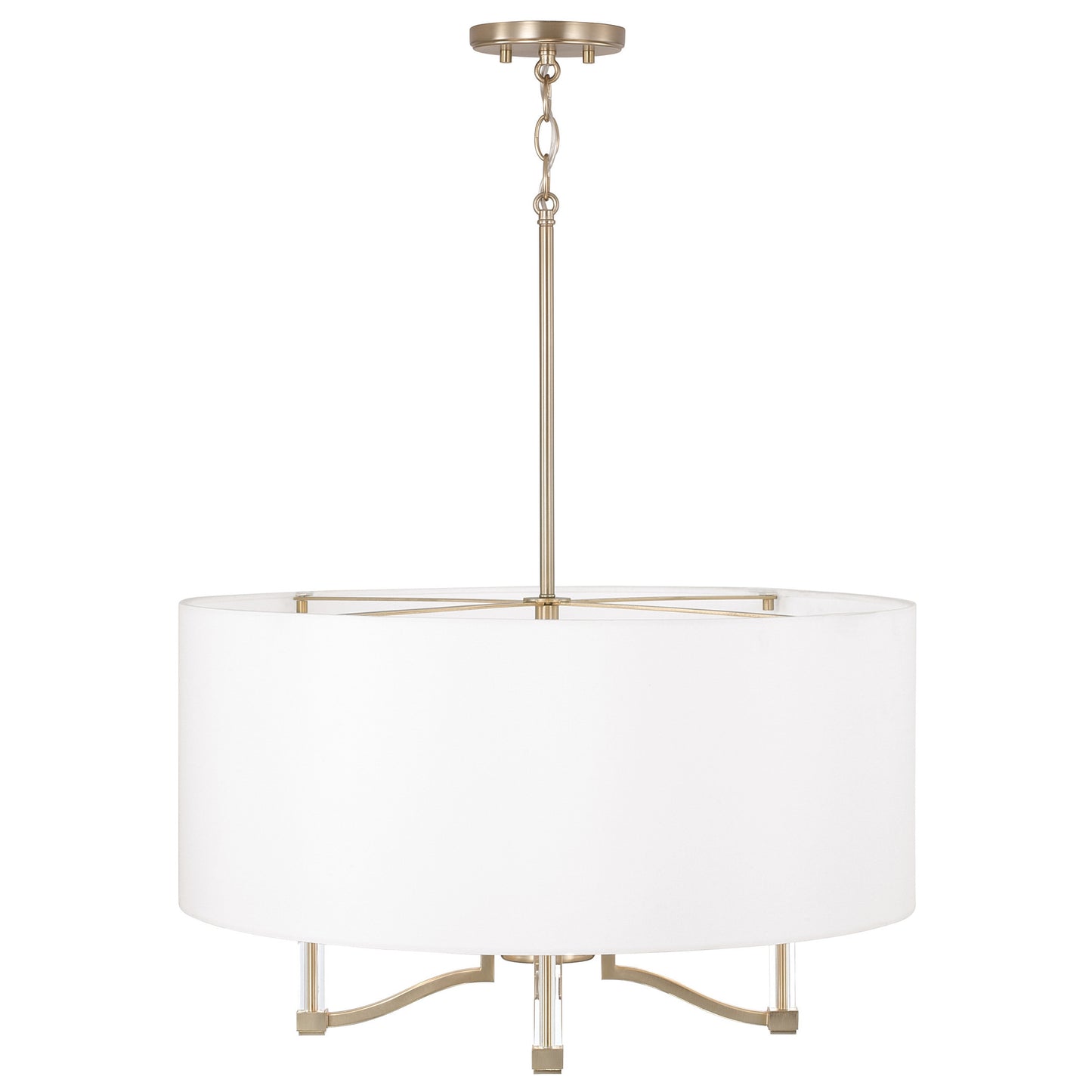 Capital Ingrid Pendant in Matte Brass