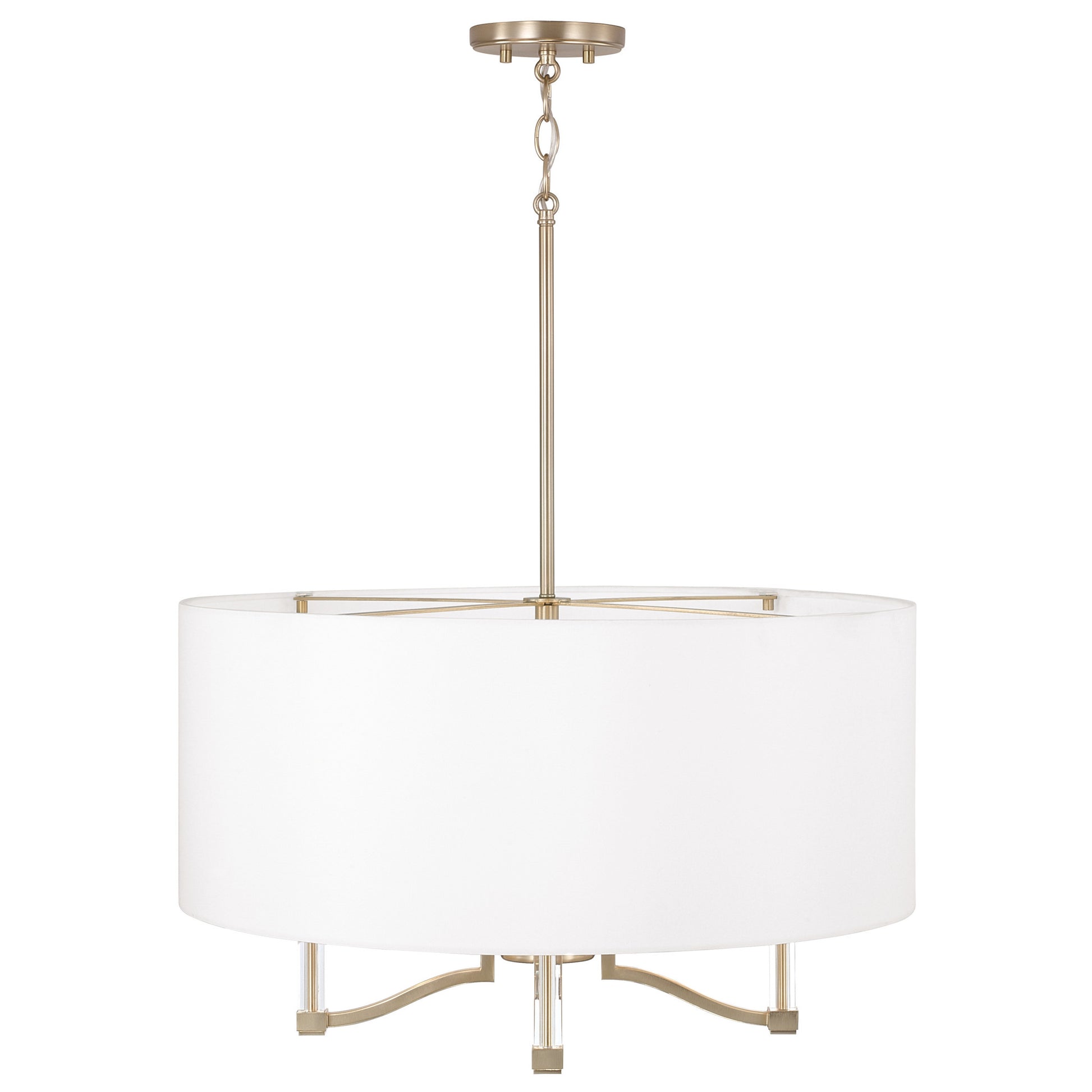 Capital Ingrid Pendant in Matte Brass