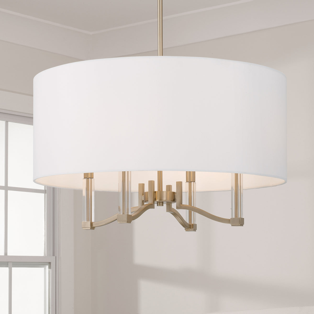 Capital Ingrid Pendant in Matte Brass