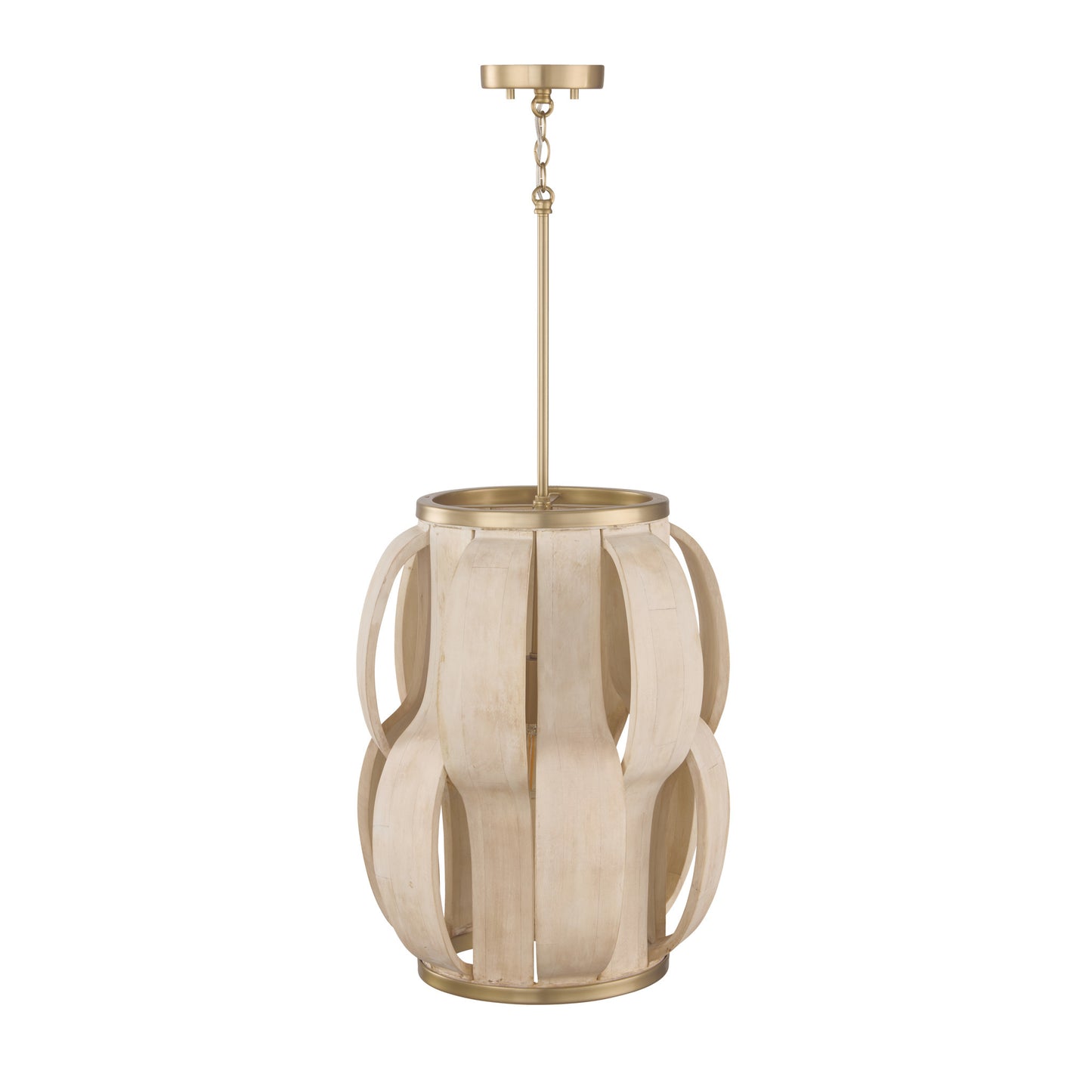 Capital Willa Medium Pendant in Matte Brass