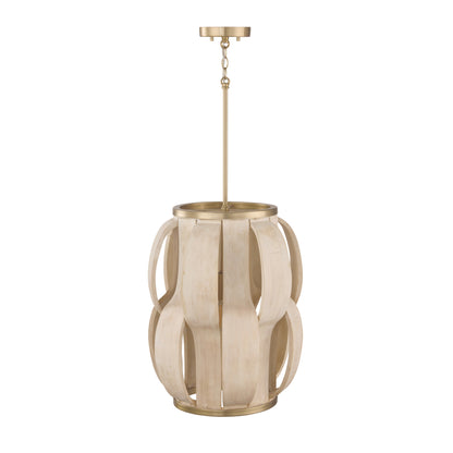 Capital Willa Medium Pendant in Matte Brass