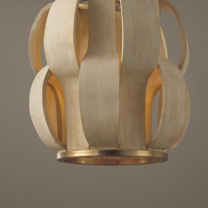 Capital Willa Medium Pendant in Matte Brass
