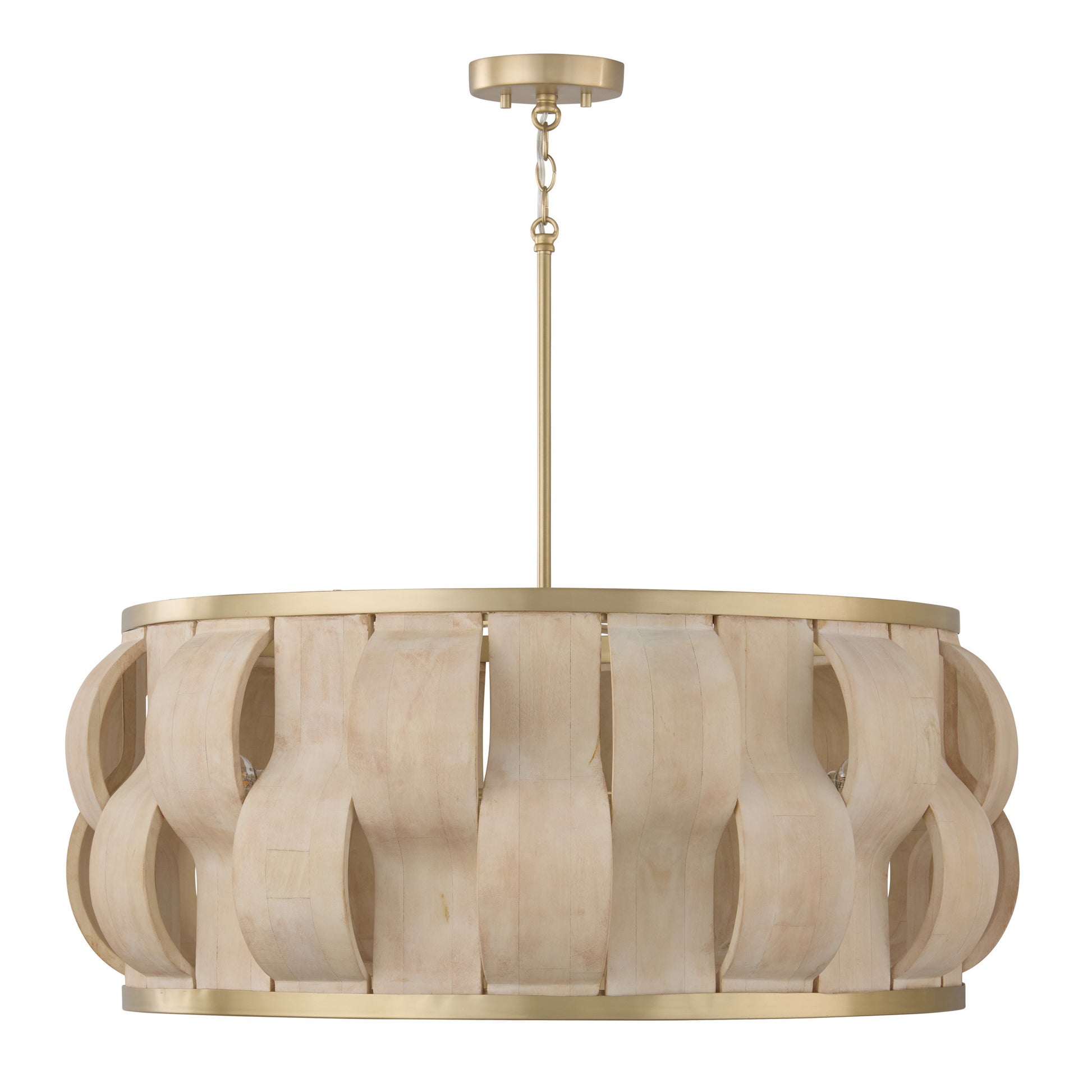 Capital Willa Grand Pendant in Matte Brass