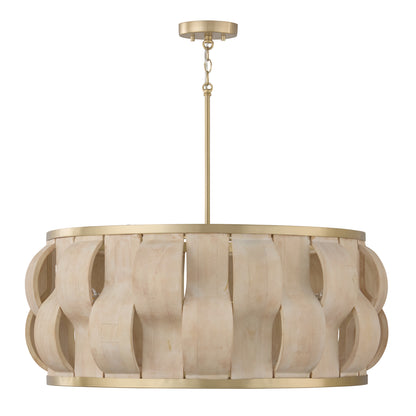 Capital Willa Grand Pendant in Matte Brass