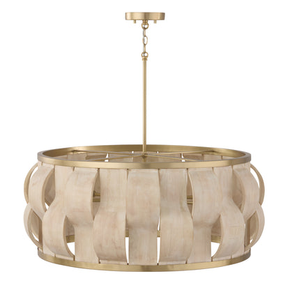 Capital Willa Grand Pendant in Matte Brass