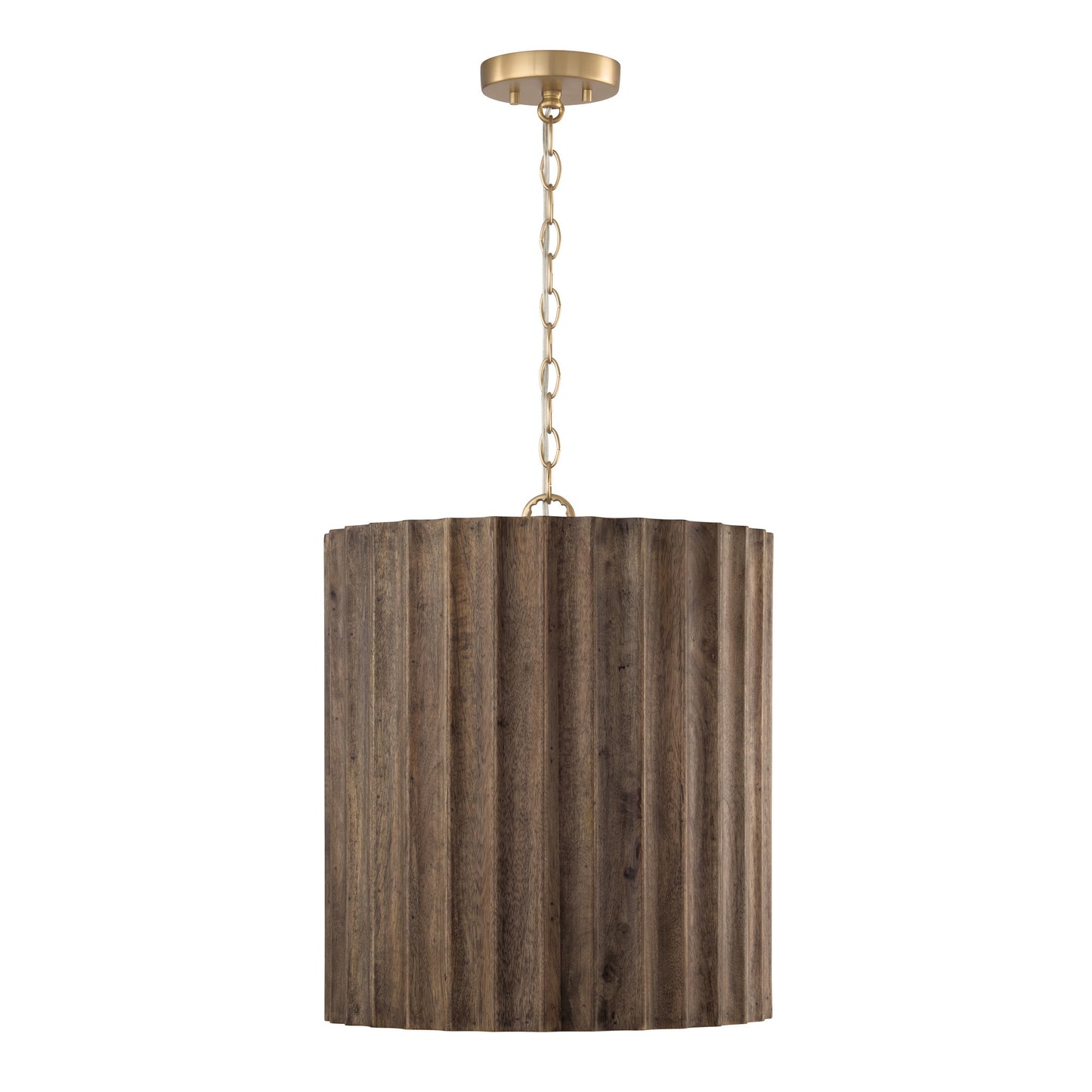 Capital Cody Medium Pendant in Matte Brass
