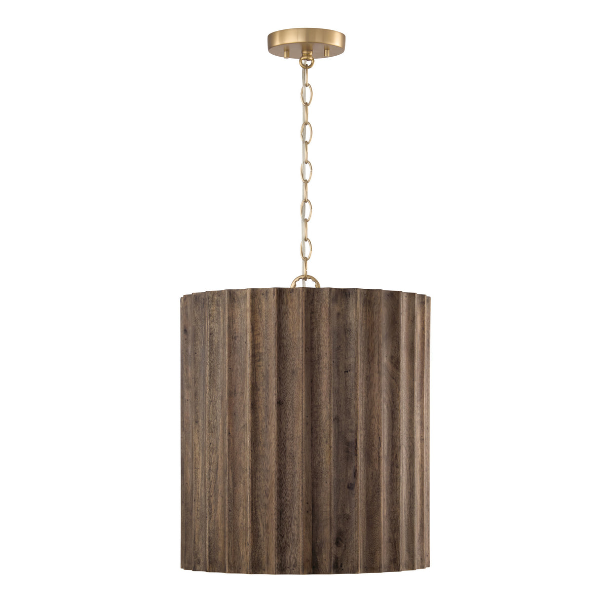 Capital Cody Medium Pendant in Matte Brass