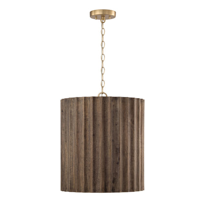 Capital Cody Medium Pendant in Matte Brass