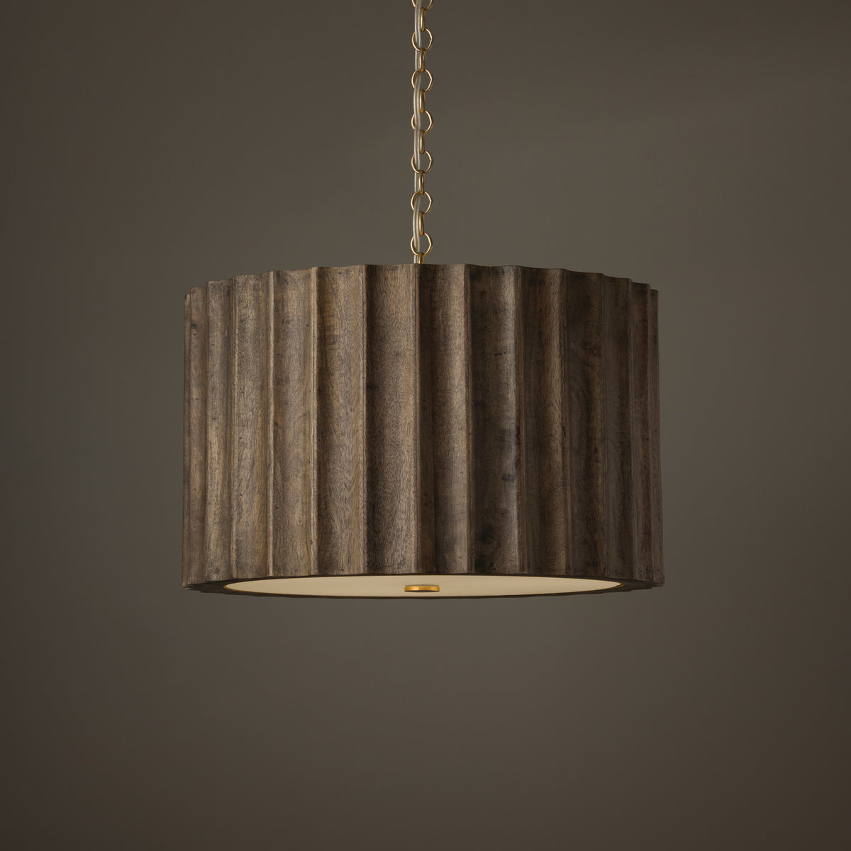 Capital Cody Medium Pendant in Matte Brass