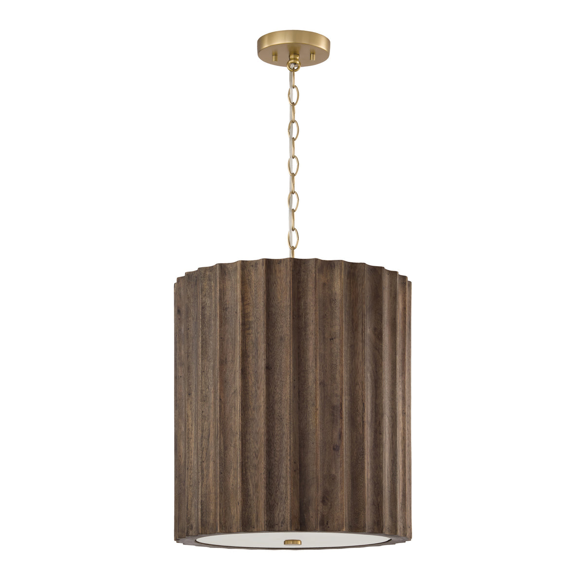 Capital Cody Medium Pendant in Matte Brass