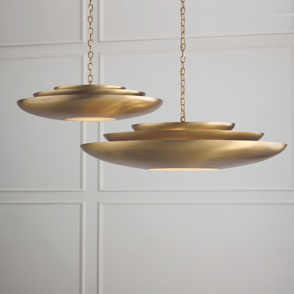 Capital Gia Medium Pendant in Aged Brass