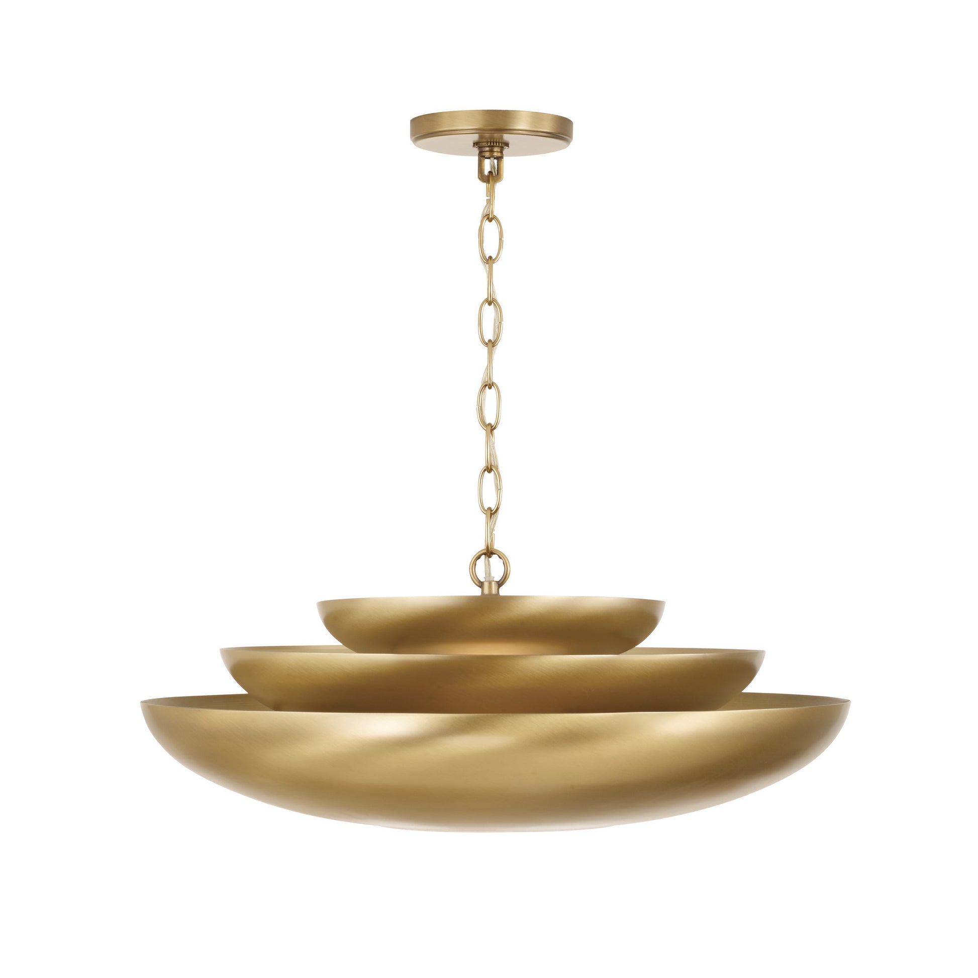 Capital Gia Medium Pendant in Aged Brass