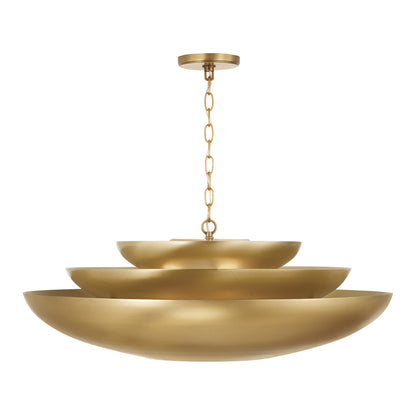 Capital Gia Large Pendant in Aged Brass