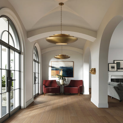 Capital Gia Large Pendant in Aged Brass