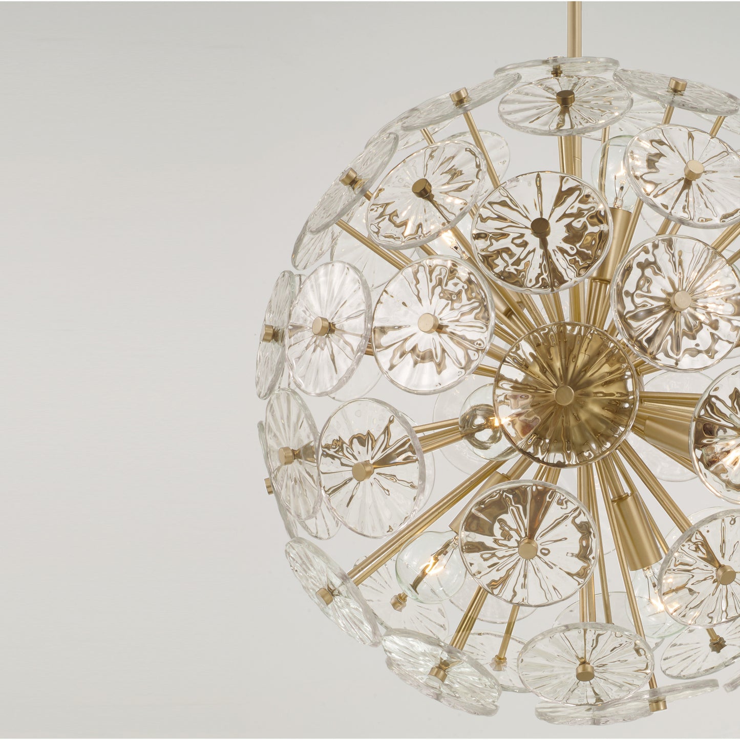 Capital Emelie Pendant in Matte Brass