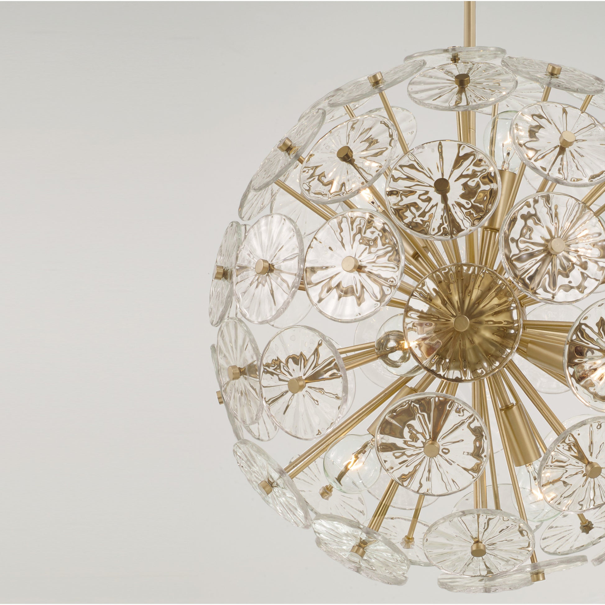Capital Emelie Pendant in Matte Brass