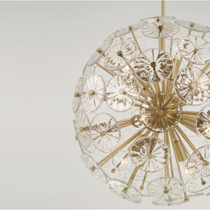 Capital Emelie Pendant in Matte Brass