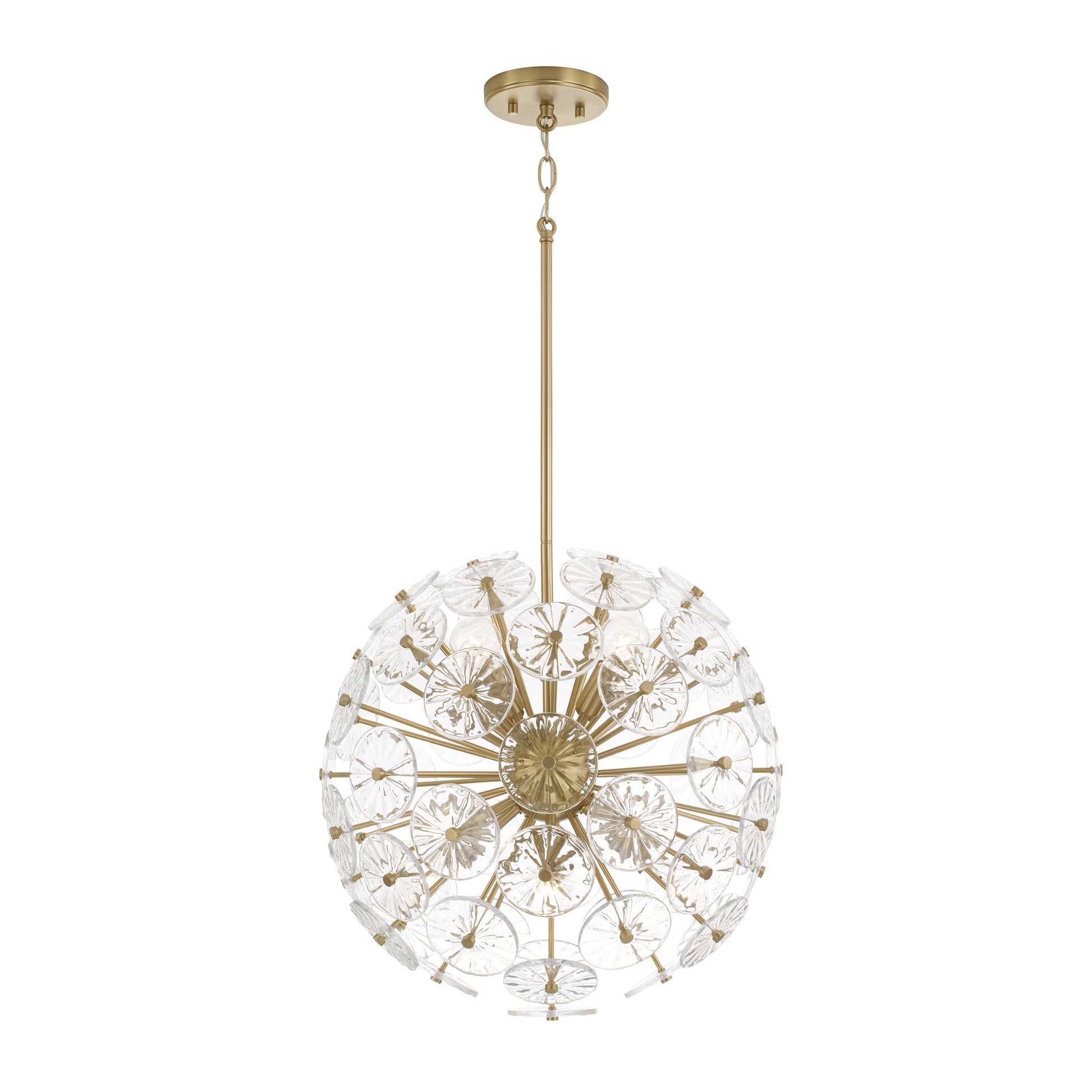 Capital Emelie Pendant in Matte Brass