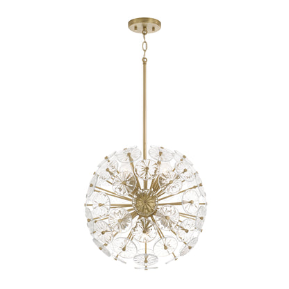 Capital Emelie Pendant in Matte Brass