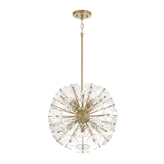 Capital Emelie Pendant in Matte Brass