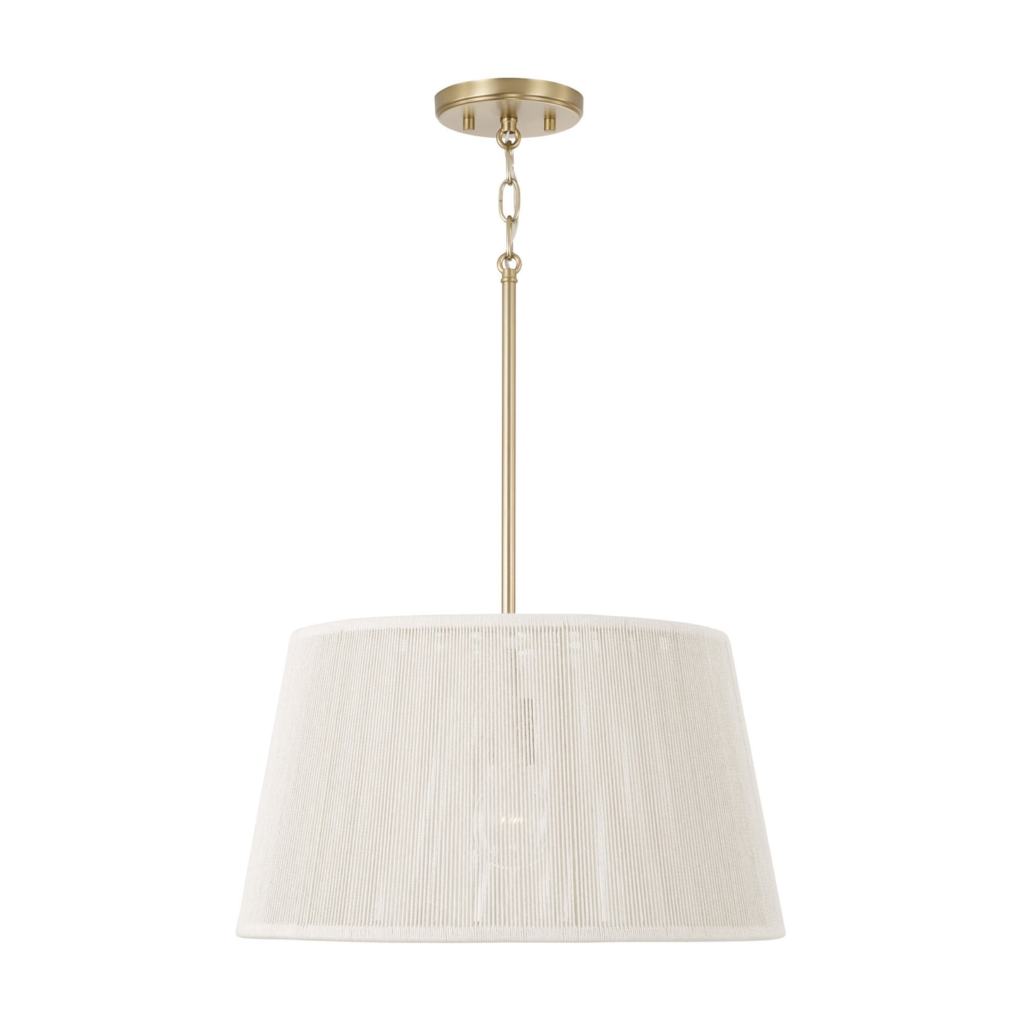 Capital Tara Medium Tapered Pendant in Matte Brass