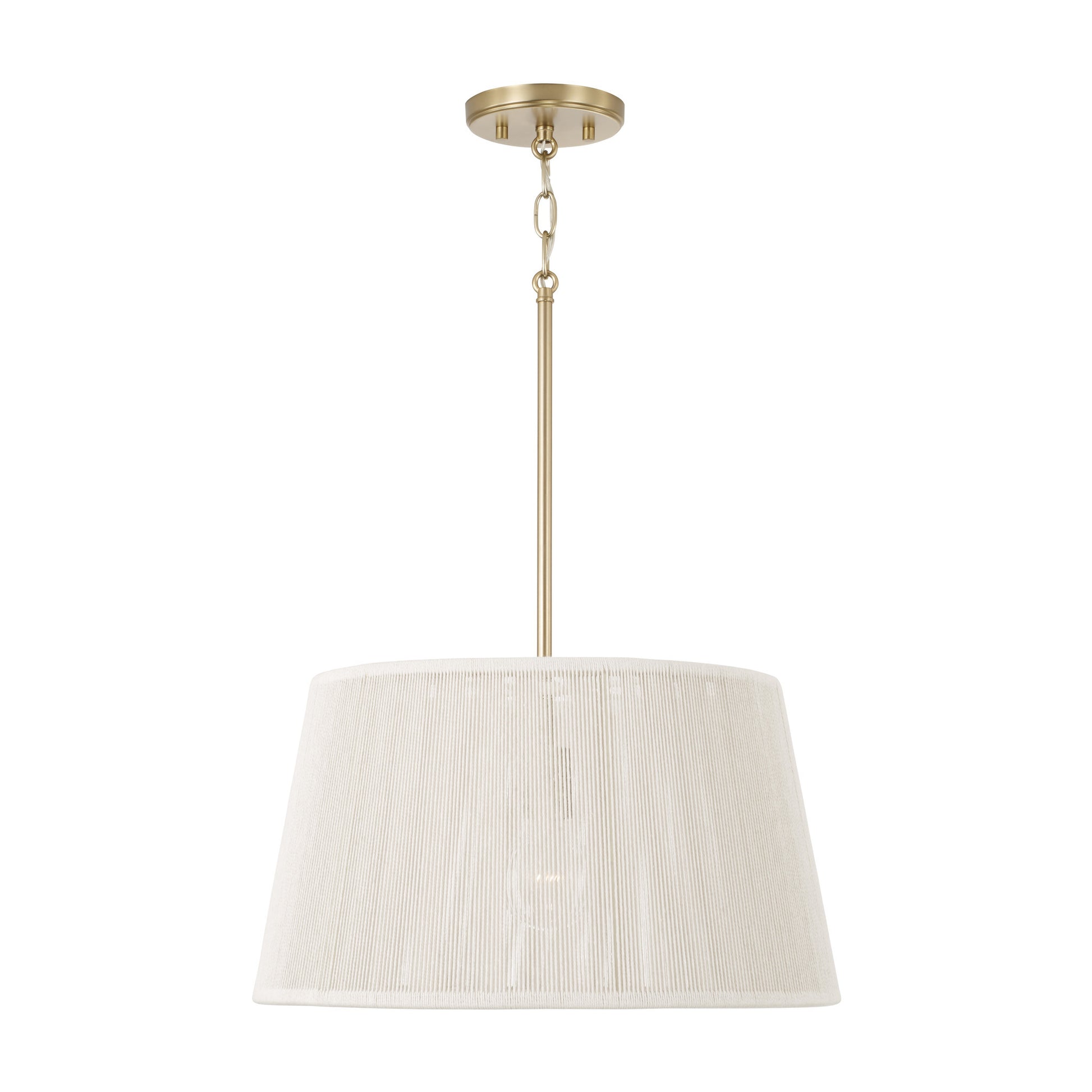 Capital Tara Medium Tapered Pendant in Matte Brass