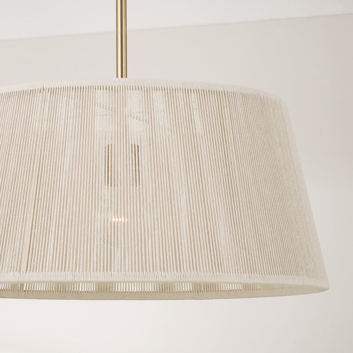 Capital Tara Medium Tapered Pendant in Matte Brass