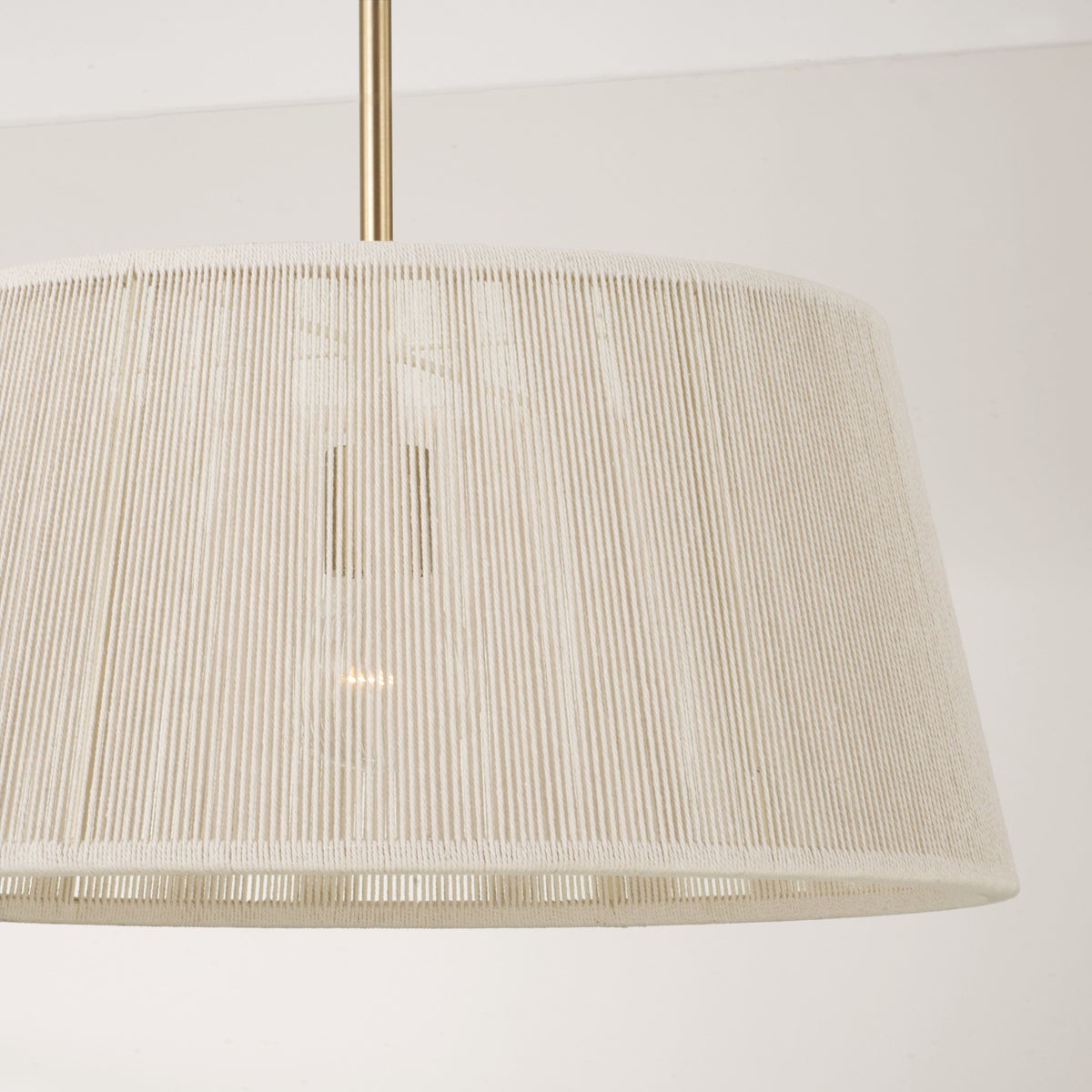 Capital Tara Medium Tapered Pendant in Matte Brass