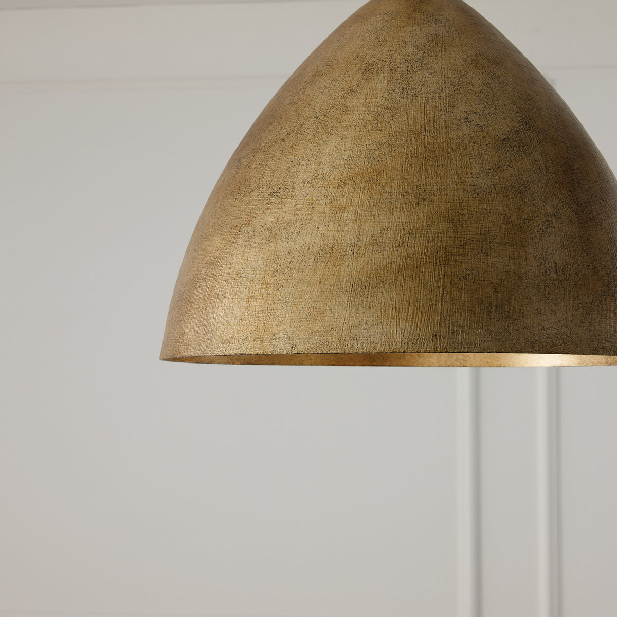 Capital Francesca Small Pendant in Feathered Gold