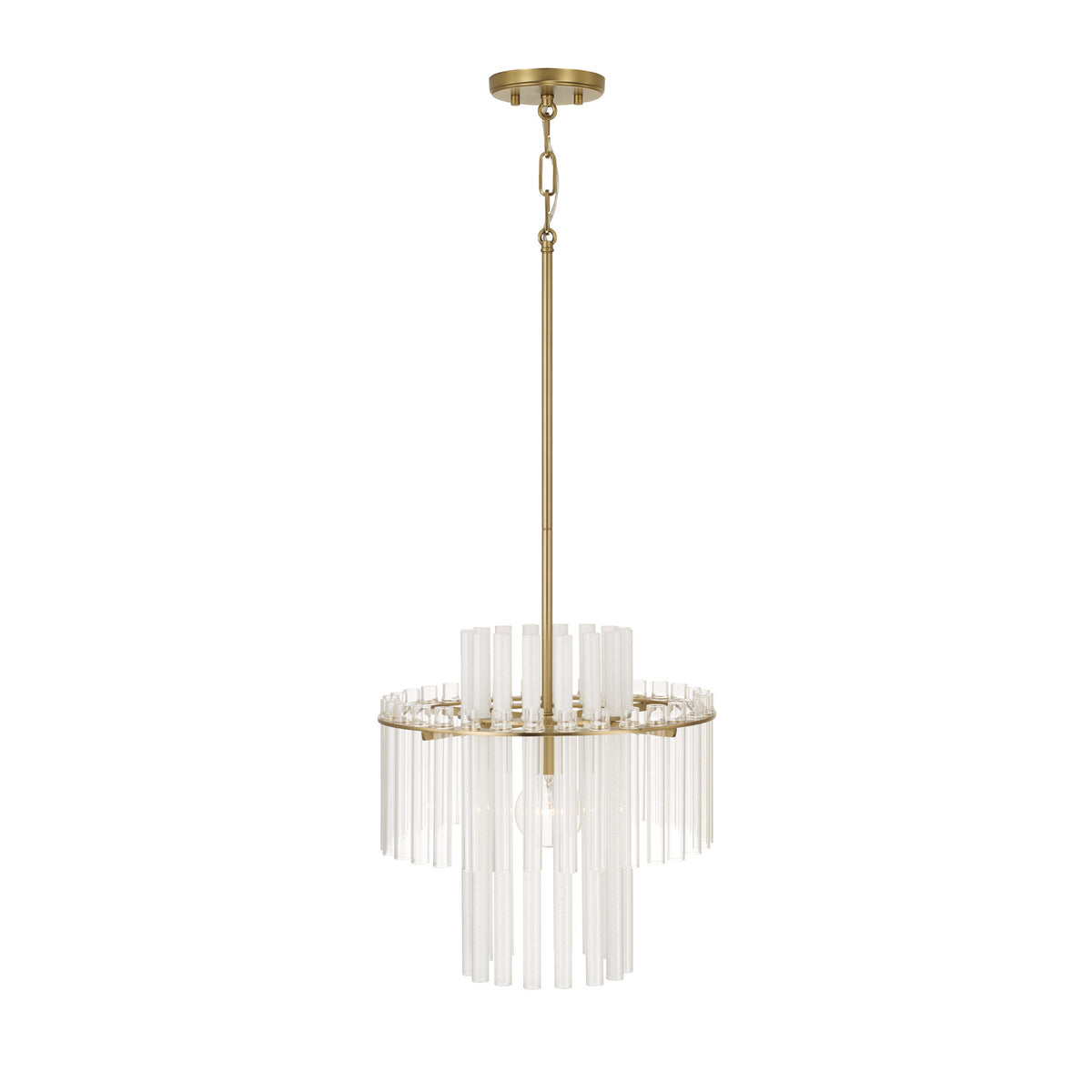 Capital Blair Small Pendant in Aged Brass