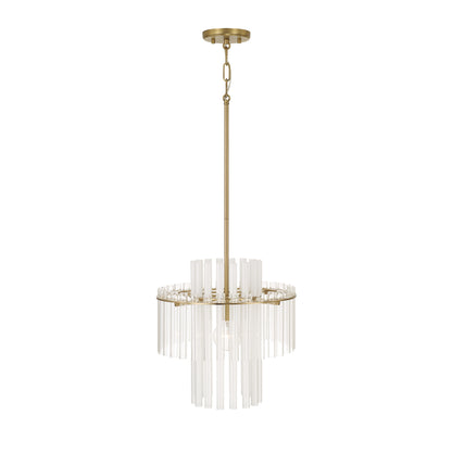 Capital Blair Small Pendant in Aged Brass