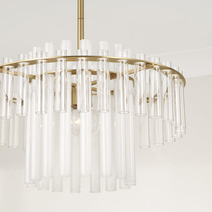 Capital Blair Small Pendant in Aged Brass