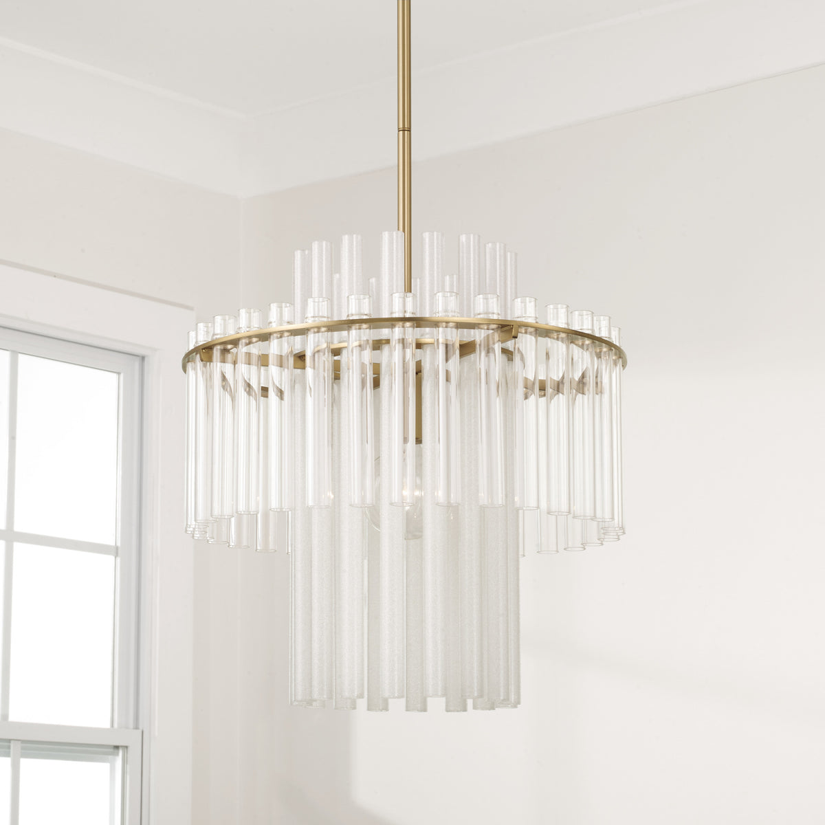 Capital Blair Small Pendant in Aged Brass