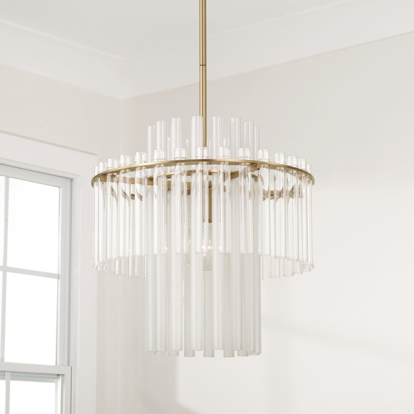 Capital Blair Small Pendant in Aged Brass