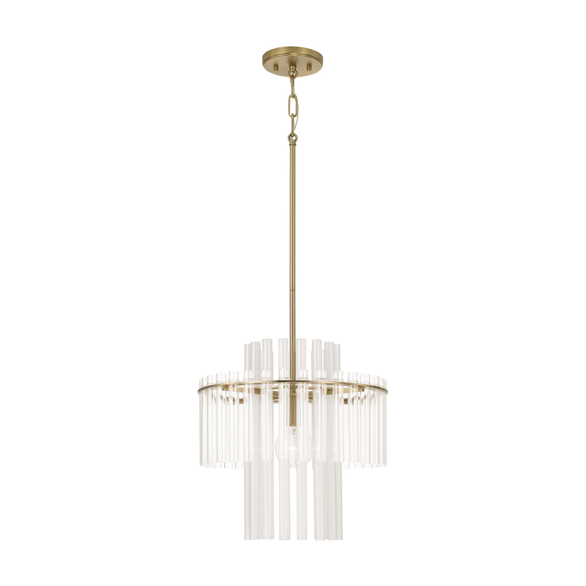 Capital Blair Small Pendant in Aged Brass