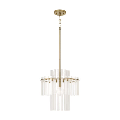Capital Blair Small Pendant in Aged Brass