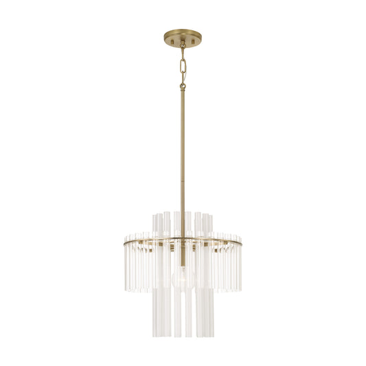 Capital Blair Small Pendant in Aged Brass