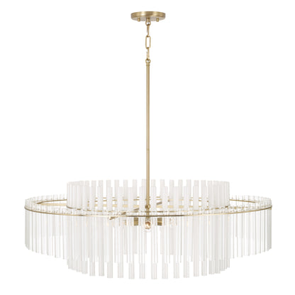 Capital Blair Grand Pendant in Aged Brass