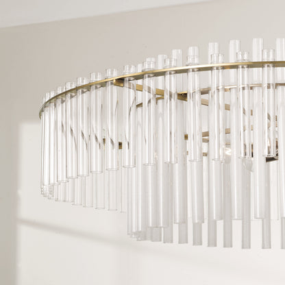 Capital Blair Grand Pendant in Aged Brass