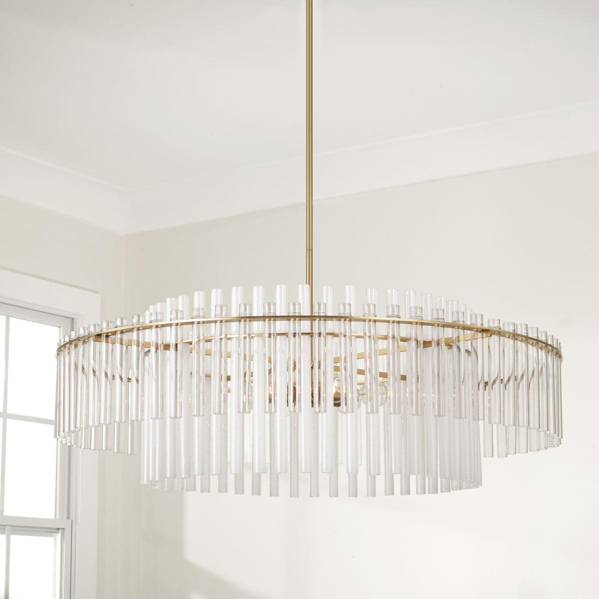 Capital Blair Grand Pendant in Aged Brass
