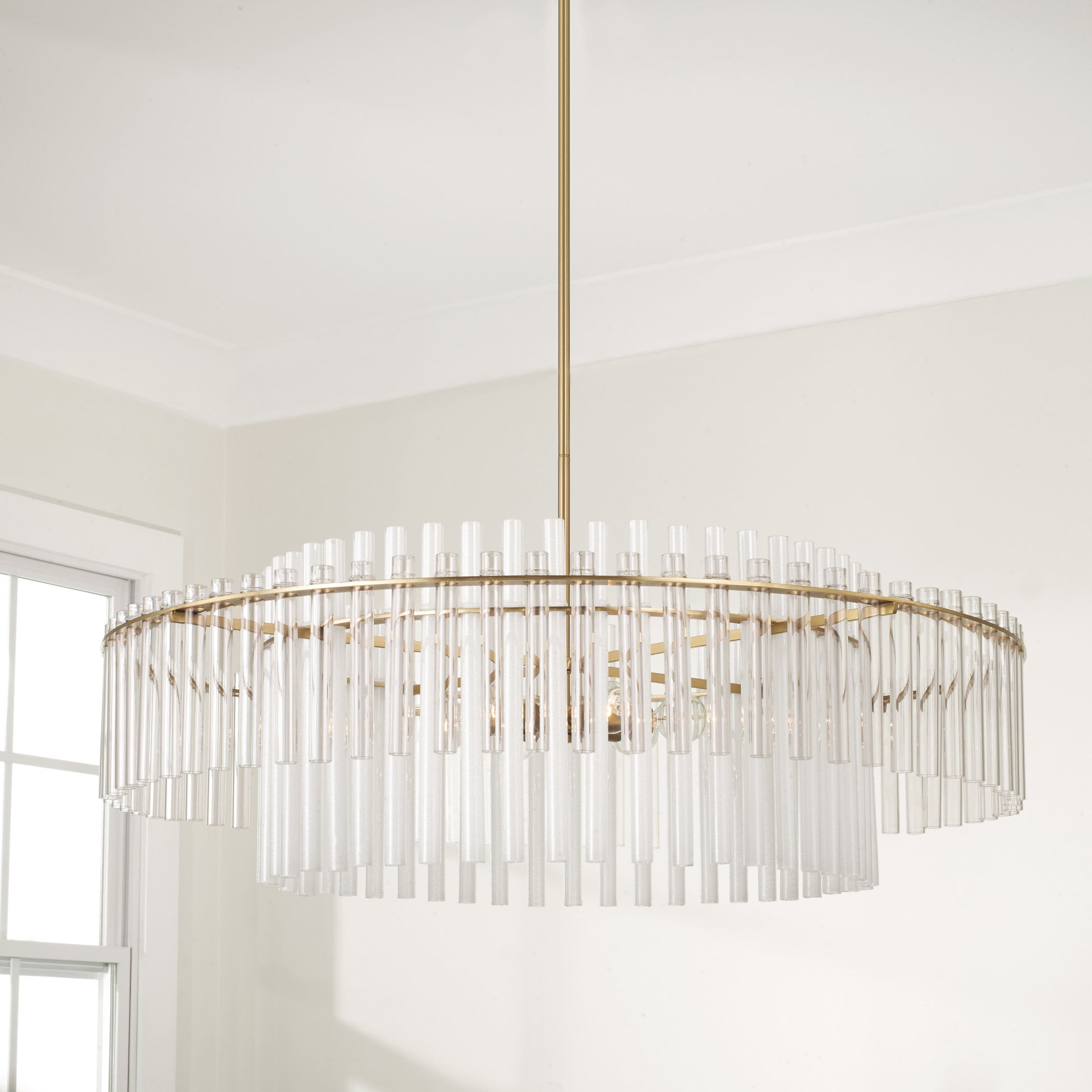 Capital Blair Grand Pendant in Aged Brass