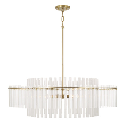 Capital Blair Grand Pendant in Aged Brass