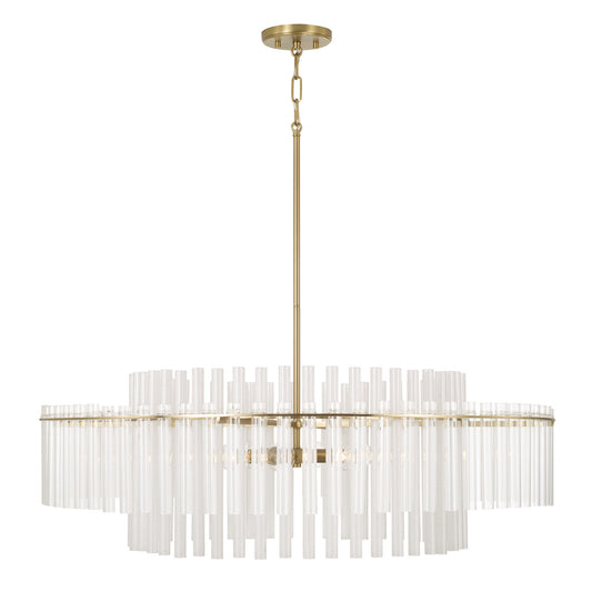 Capital Blair Grand Pendant in Aged Brass